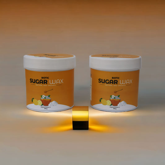 Biotic Sugar Wax Pack of 2 + Free Applicator Card